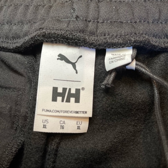 Puma x Helly Hansen Stretch Waist Joggers Black Mens Bottoms 598286 01 Size XL - Picture 4 of 7